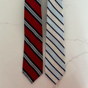 Two Mens Tyler Country Store Vintage  Striped Ties